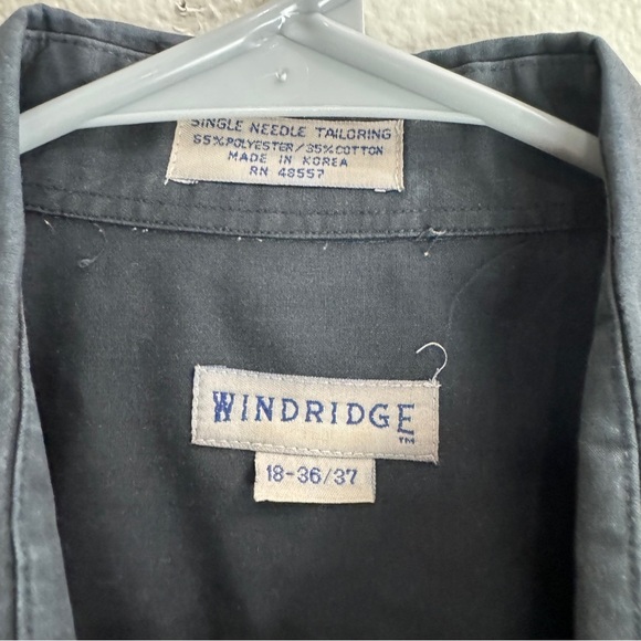 Windridge Dress Button Up Shirt Size 18-36/37 - Picture 3 of 8